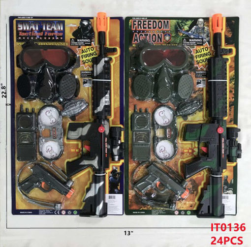 Picture of Swat Team & Freedom Action military Set 24 PCS