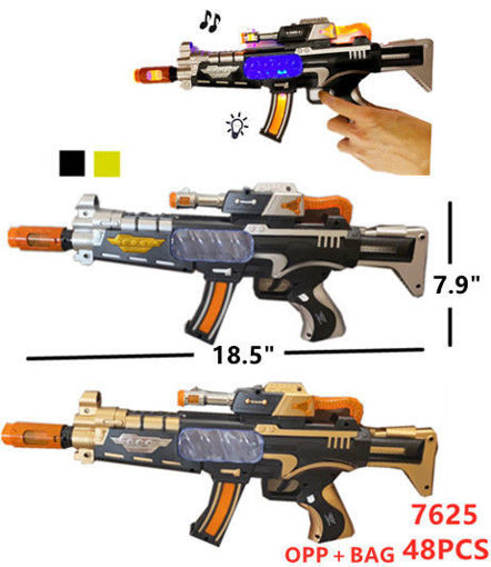Picture of Flashing Machine Gun w/OPP BAG 48 PCS