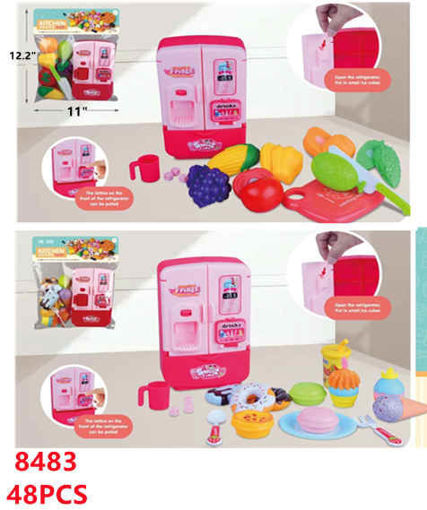 Picture of Fruit &Dessert Set w/Fridge 48 PCS