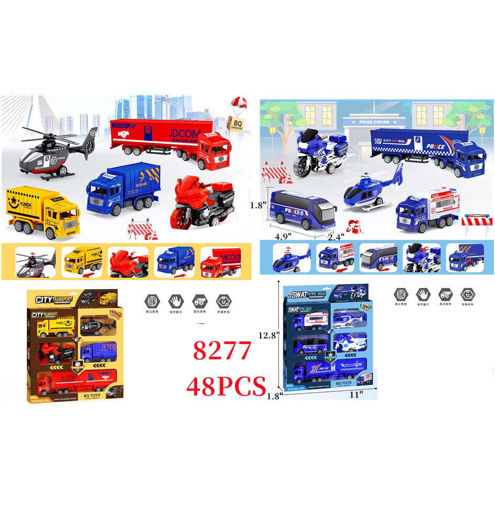 Picture of City transport and Swat  playset 48 PCS