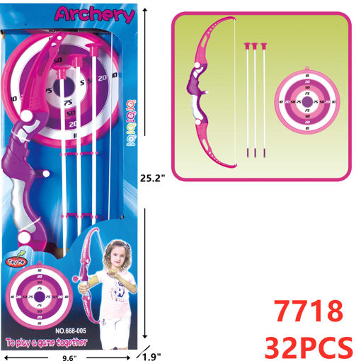 Picture of Girls Archery Set w/Target 32 PCS