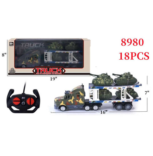 Picture of RC Trailer Truck w/Tank 18 PCS