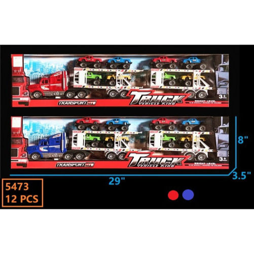 Picture of Friction-Trailer w/Mount & Truck 12 pc