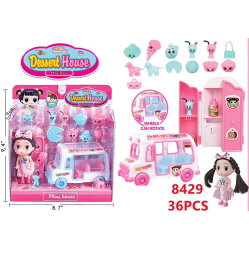 Picture of Dessert House w/Bus 36 PCS