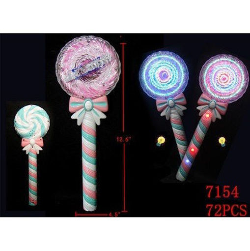 Picture of Flashing Jumbo Swirl Lollipop 72 pc