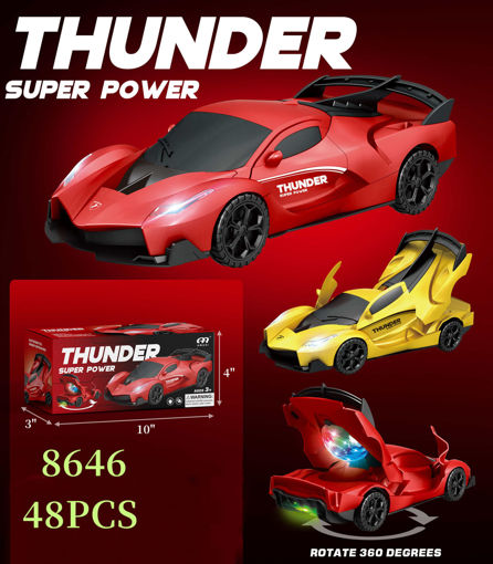 Picture of B/O Thunder Super Power Car 48 PCS
