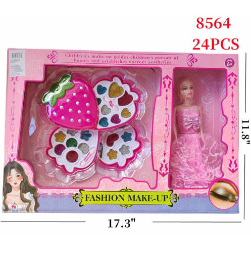 Picture of Strawberry Makeup Set w/Doll 24 PCS