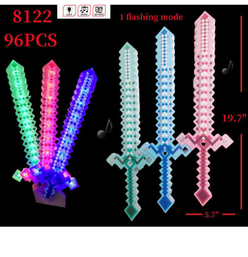 Picture of NEW Crystal Pixel Sword 96 PCS