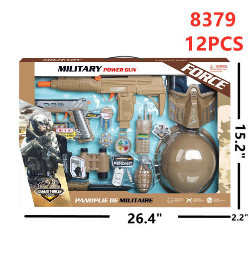 Picture of Military desert force playset 12 pcs