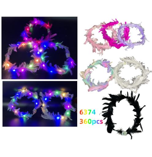 Picture of LED Feather Headband 30 dz