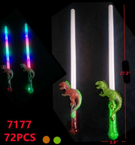 Picture of Dinosaur Flashing Sword 72 PCS