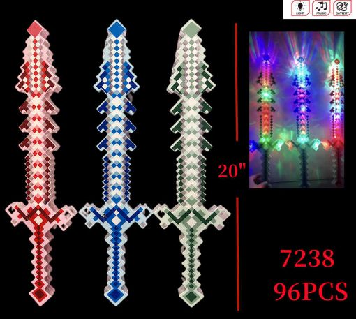 Picture of Clear Pixel Sword 96 PCS