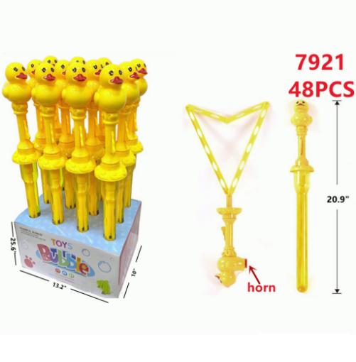 Picture of Yellow Duck Bubble sword Stick 48 PCS