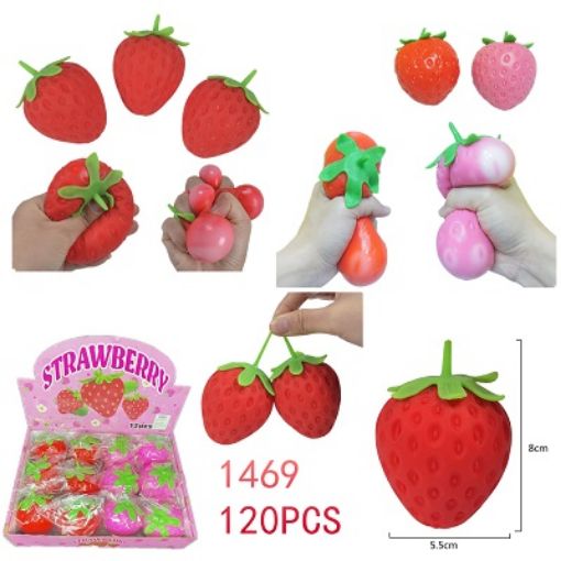 Picture of 3" Strawberry Squishy 10 dz