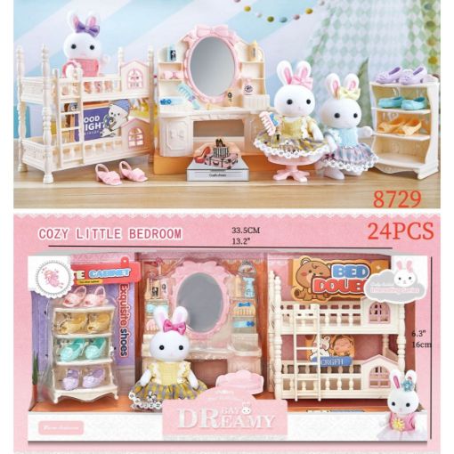 Picture of Bunny Cozy Little Bed Room 24 PCS