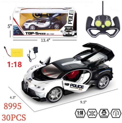 Picture of 1:18 RC Police Car 30 PCS