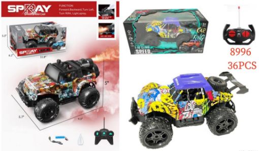 Picture of 1:16 RC Graffiti Car w/Spray effect 36 PCS