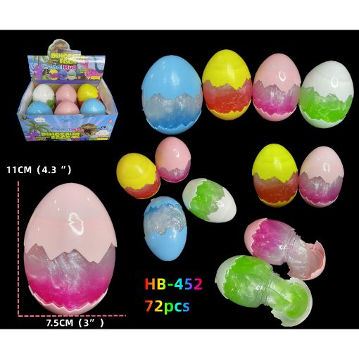 Picture of Dino Egg Slime (Pack of 6) 12 PKS