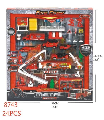 Picture of Metal Friction Fire Crew 24 PCS