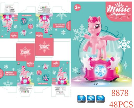 Picture of B/O unicorn w/Sound & Light 48 PCS