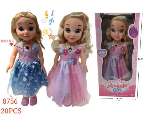 Picture of Princess Doll w/Sound and Light 20 PCS