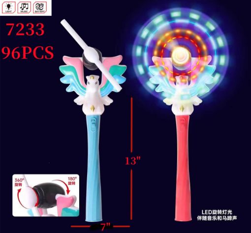 Picture of LED Unicorn windmill Wand 96 PCS