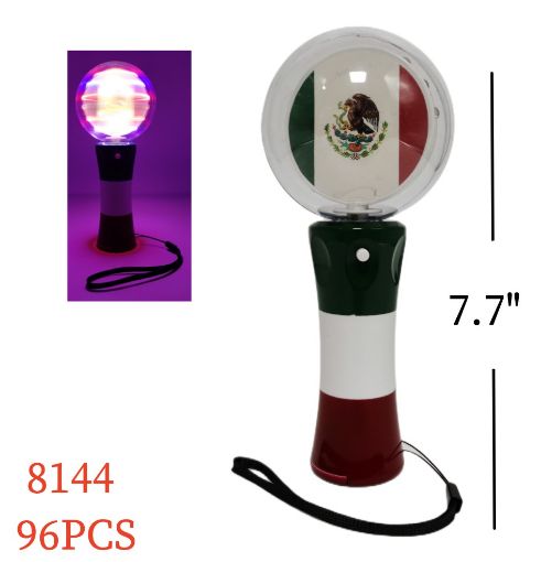 Picture of Mexico Light up Spinning Wand 96 PCS