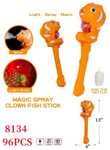 Picture of LED Clown Fish Wand w.Spray Effect 96 PCS
