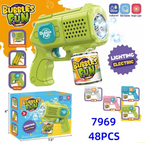 Picture of Bubble Gun w/Sound & Light 48 PCS