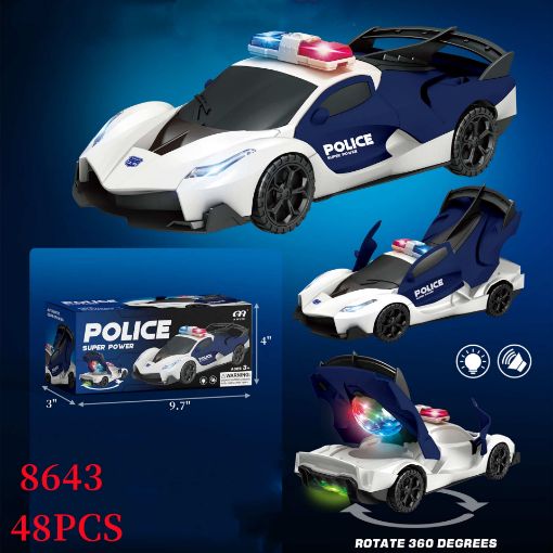 Picture of B/O Police Sport Car 48 PCS