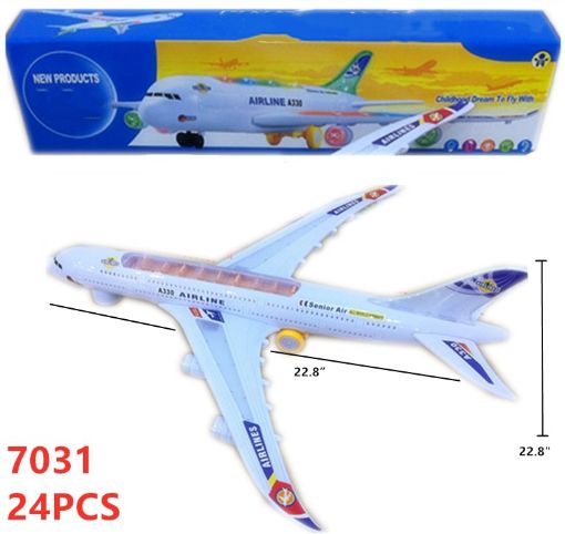 Picture of Luxury Airplane Bump-N-Go 24 pc