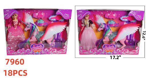 Picture of Beltina Doll w/Magic Horse 18 PCS