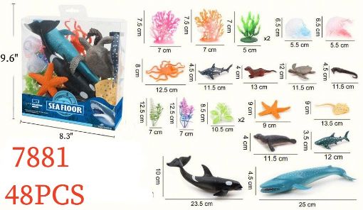 Picture of Sea World Figure in PVC box 48 PCS