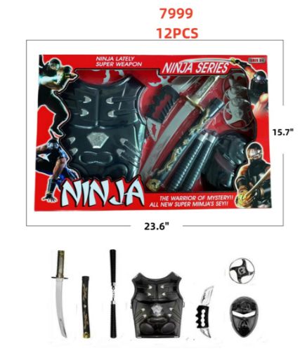 Picture of Ninja set w/Vest 12 PCS