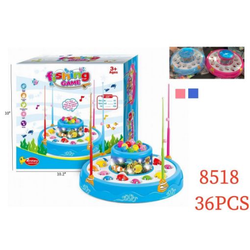 Picture of Fishing Game w/light&music 36pcs