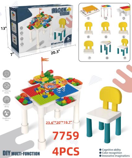 Picture of Building Blocks w/Table& Chair 4 PCS