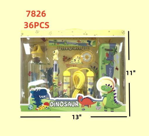 Picture of DINOSAUR STATIONARY SET 36 PCS