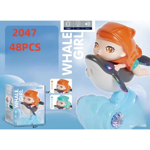 Picture of B/O Whale Girl w/sound & Light 48 PCS