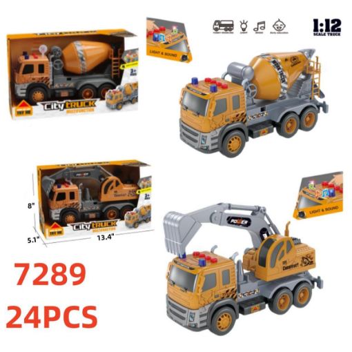 Picture of Construction Truck w/ Light & Sound 24 pcs