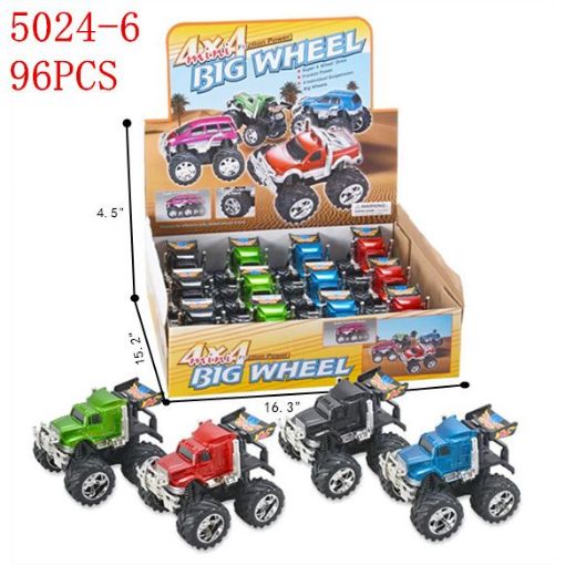 ABC Trading Wholesale. 4x4 Mini Friction Power Monster Truck 8 dz