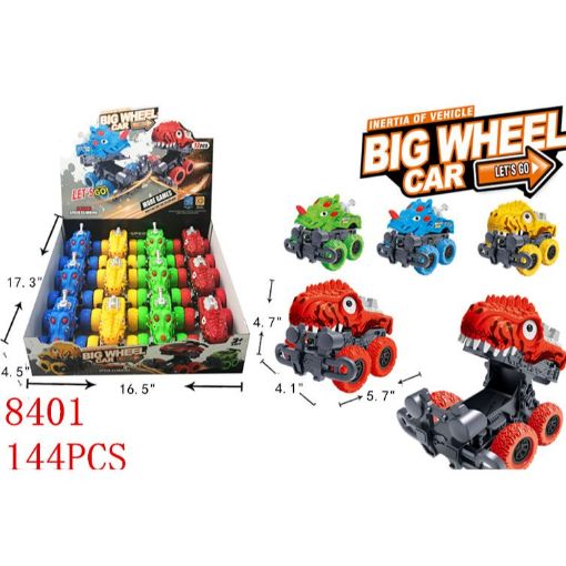 Picture of Big Wheel Dino Friction Car 12 dz