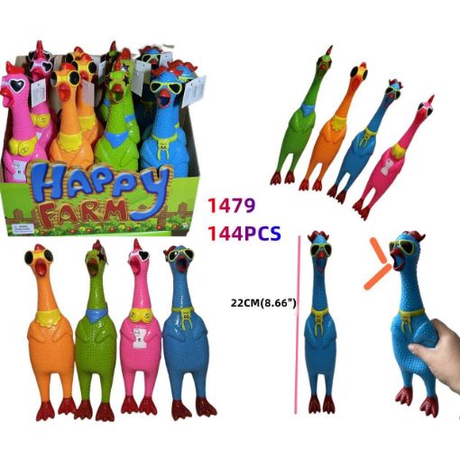 Picture of 8" Rubber Chicken 144 PCS