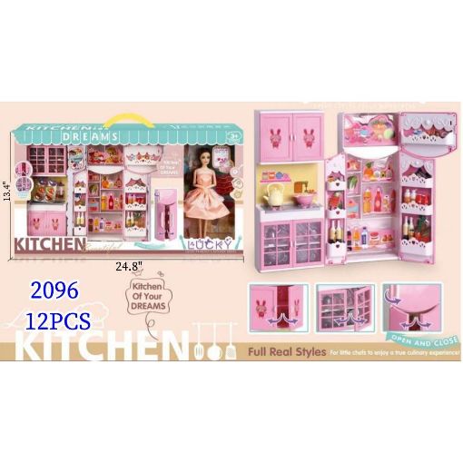 Picture of Kitchen Theme w/Doll Set 12 PCS