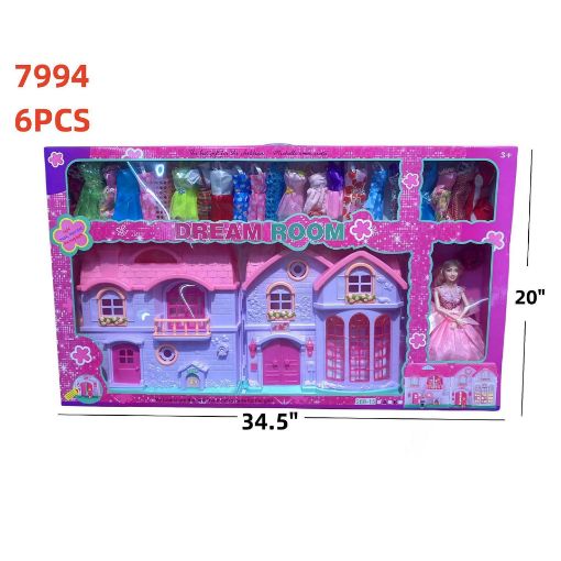 Picture of Dream House w/Doll & Dress 6 PCS