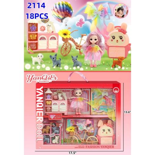 Picture of Pet Store w/Doll Set 18 PCS
