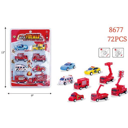 Picture of City Fireman Friction Set 72 PCS