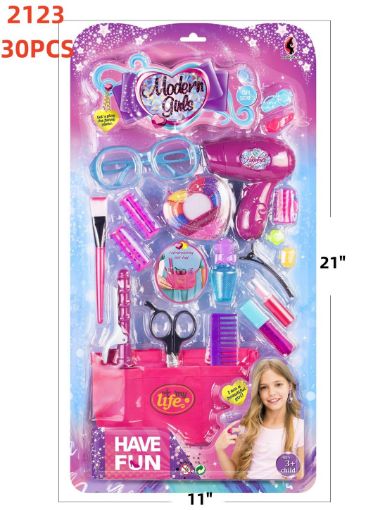 Picture of Modern Girl Hair Salon Playset 36 PCS