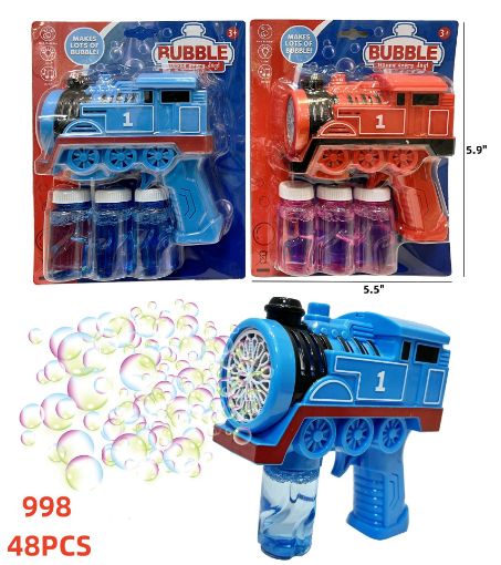 Picture of 16 Holes Train Bubble gun 48 PCS