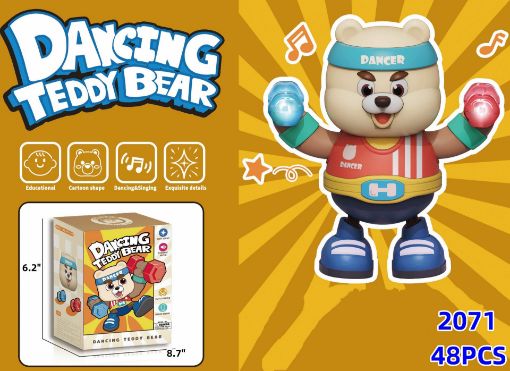 Picture of B/O Dancing Teddy Bear 48 PCS