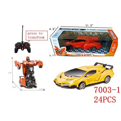 Picture of 1:18 Remote Control Robot Car 24 pcs